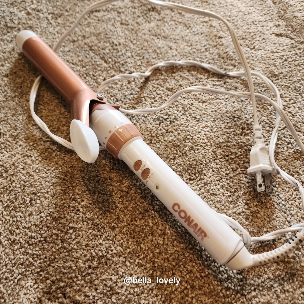 Conair Double Ceramic 1 Inch Curling Iron - Picture 2 of 3